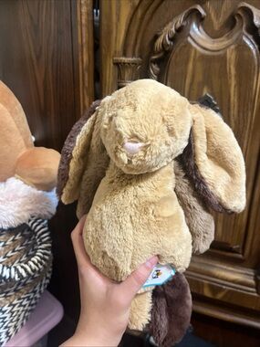 Jellycat patchwork brown bunny